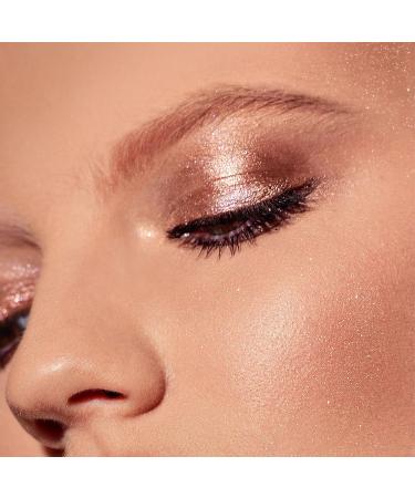 Buy Vegan Shimmer Eyeshadow Compact - Long Lasting Metallic Rose Gold Brown | Highlighter | Cruelty-Free International Shipping - Buy Online on GoSupps.com