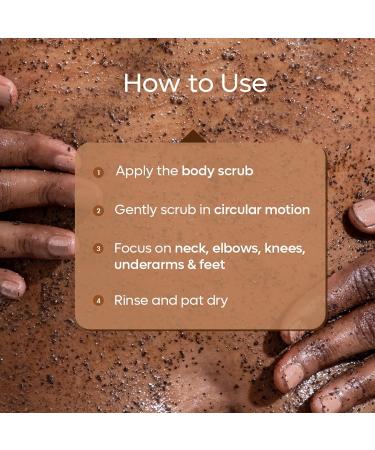 mCaffeine Exfoliating Coffee Body Scrub Powder Jar for Tan Removal&Soft-Smooth Skin|De-Tan Bathing Scrub With Coconut Oil Removes Dirt&Dead Skin From Neck Knees Elbows&Arms| All Skin Types-100Gm - Buy Online on GoSupps.com