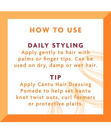 Cantu Shea Butter Hair Dressing Pomade *Moisturizing Formula For All Hair Types 113g Shea butter. 113 g (Pack of 1) - Buy Online on GoSupps.com