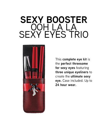 Physicians Formula Sexy Booster Ooh La La Eyeliner Set - Black Kohl Kajal, Pencil & Felt Tip, 24-Hour Wear - Buy Online on GoSupps.com
