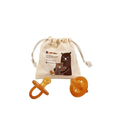 SWEETIE Orthodontic Pacifier - Natural Rubber 0-6 Months 1 Piece - International Shipping Available - Buy Online on GoSupps.com