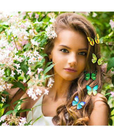 42-Piece Colorful Glitter Butterfly Hair Clips for Women, Girls, Teens - Party Favors (Fresh Patterns) - Buy Online on GoSupps.com