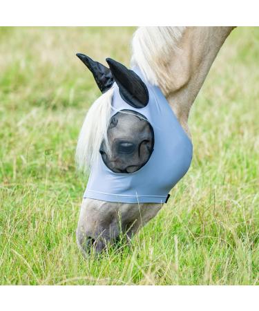 Buy Busse Fly Mask Twin Fit Flexi in Black Shetty Grey | Worldwide Shipping | Ideal for Horses - Buy Online on GoSupps.com