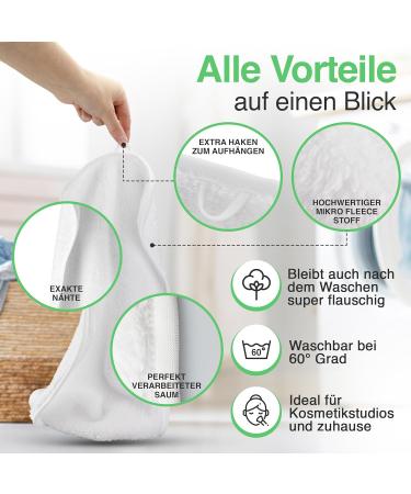 Premium Microfiber Compress Cloth Towels - Soft Fluffy 25x70 for Studios & Wellness - Cosmetex (9 Pieces) - Buy Online on GoSupps.com
