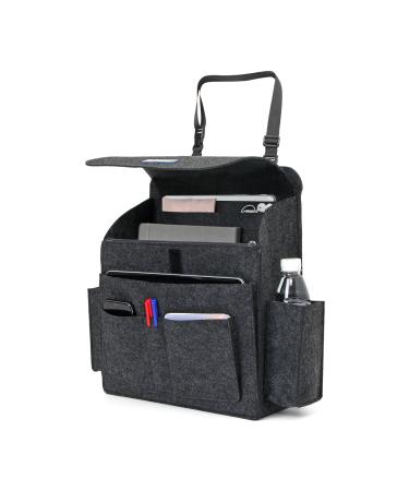 Lucky Sign - Auto Organiz passenger seat space -saving car seat organizer with adjustable shoulder straps separate practical storage bags for on the go 32x40cm - dark gray - Buy Online on GoSupps.com