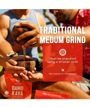 Damu Koa Kava Kava Powder Premium Fijian Damu Noble Root Strong Heady 8 oz. (226g) 8 Ounce (Pack of 1) - Buy Online on GoSupps.com