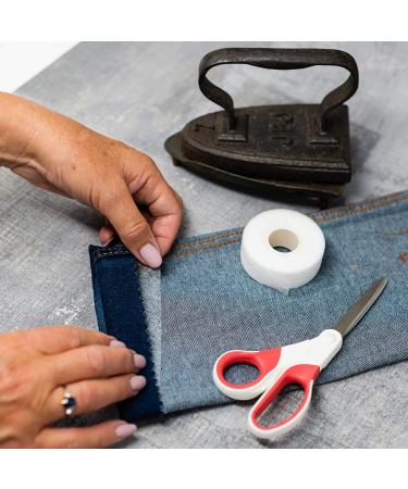 KORBOND Fabric Hemming Fusing Tape 3/4 Inch x 22 Yards - Iron On, No Sewing Required - Adhesive Web for Bonding - White 20M x 2CM - Buy Online on GoSupps.com