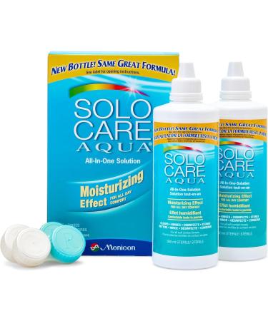 SoloCare Aqua All in One Solution 2x360mL Twin Pack - Buy Online on GoSupps.com
