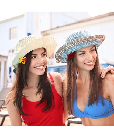 Canlierr 20 Pcs Women Girls Bohemian Orchid Flower Hair Clips - Multicolor Big Double Orchid Flower Alligator Clips - Modern Stylish Hair Accessories (Pack of 20) - Buy Online on GoSupps.com