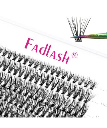 Individual Lashes Fadlash Cluster Eyelashes Extension 30 Root 0.07mm D Curl 8-15mm Mixed Length Eyelashes Individual Cluster Lashes Self-Application DIY Lashes Extensions 8-15mm 30D-0.07-D - Buy Online on GoSupps.com