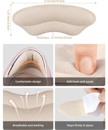Shop Heel Pads for Shoes - 6 Pairs Comfort Grips for Men & Women - Cushions for Loose Shoes - Multicolor - Buy Online on GoSupps.com