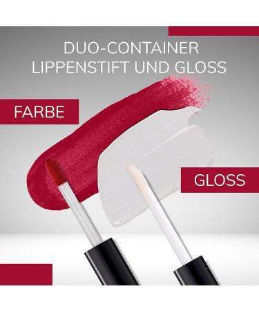 Manhattan Lips2Last Glam Red 45A - Long-Lasting Lip Colour & Gloss | 8ml - Buy Internationally - Buy Online on GoSupps.com