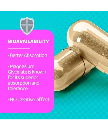 GUSEVIT Magnesium Glycinate Supplement 2500mg | High Absorption Vegan-Friendly Non-GMO Gluten & Soy Free | Premium Magnesium for Wellness & Recovery | 120 Count 40-Day Supply - Buy Online on GoSupps.com