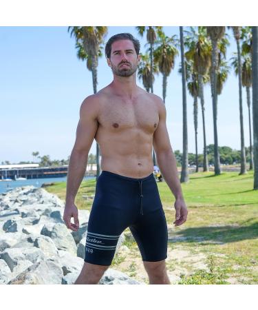Jettribe Neoprene Jet Ski Ride Shorts 2mm | Wetsuit Swimming Protection | Large Storage Pocket - Buy Online on GoSupps.com