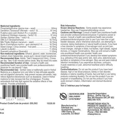 Quicksilver Scientific - Dr. Shade s Liver Sauce (3.38 Fl Oz/100ml) - Buy Online on GoSupps.com