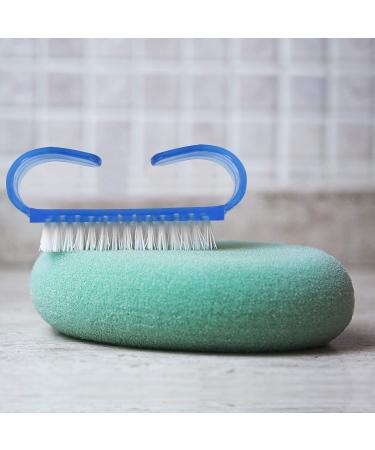TRIXES Nail Brush - Pack of 3 -Travel Accessories for Cleaning Nails Assorted Colours Cleaning Beauty Aid for Fingernails - with Crystal Body Pink Purple and Blue - Buy Online on GoSupps.com