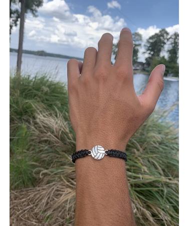 Sportybella Volleyball Charm Bracelet - Adjustable Bracelet for Female Players - Buy Online on GoSupps.com