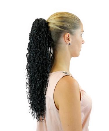 Buy WIG ME UP JL-602-1B Black Wavy Hairpiece/Braid - 50 cm with Butterfly Clip | International Shipping Available - Buy Online on GoSupps.com