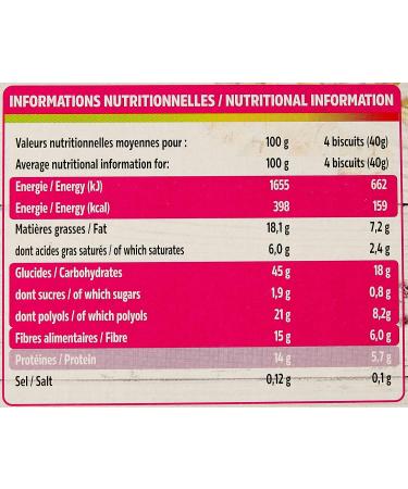 Dukan Diet Oat Bran Cookies with Chocolate & Chia Seeds - 5.7 oz | Healthy Snack Option - Buy Online on GoSupps.com