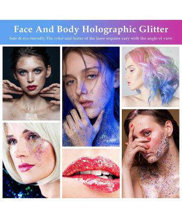 Shop Giantree 12 Colors Face & Body Glitter Set | Festival Makeup & Nail Accessories | Perfect for Music Festivals & Masquerade Parties - Buy Online on GoSupps.com