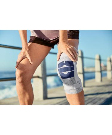 Bauerfeind GenuTrain S Hinged Knee Brace - Advanced Knee Support & Stability - Titanium - Size 3 Left - International Shipping Available - Buy Online on GoSupps.com
