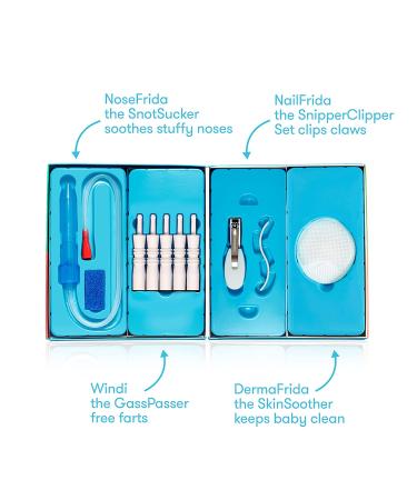 Frida Baby Baby Basics Kit: NoseFrida, NailFrida, Windi, DermaFrida + Carry Case - Buy Online on GoSupps.com