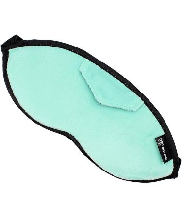 Redolence Aromatherapy Plush Sleep Mask Set with Lavender and Peppermint Essential Oils - Calm Sea Green - Buy Online on GoSupps.com