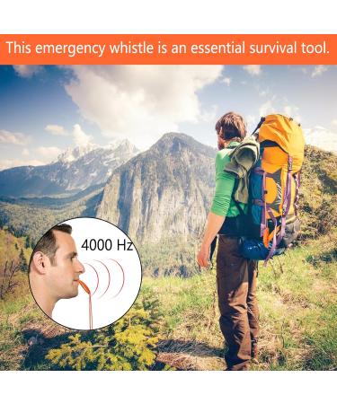 Brohiazao Emergency Signal Pipe Set - 2 Adjustable Reflective Safety Pipes with Whistle | Ideal for Rescue & Training - Buy Online on GoSupps.com