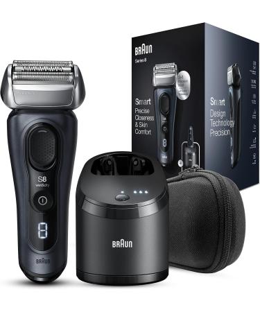 Braun Series 8 8453cc Electric Shaver + Braun Clean & Renew Refill Cartridges (6 Pack) Electric Shaver+ Shaver 6 Pack - Buy Online on GoSupps.com