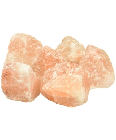 HEALTHandMED Himalayan Pink Salt Crystal Chunks | Pure and Natural Himalayan Rock Salt Crystals with 84 Traces of Essential Minerals | Large Chunks of Salt Crystals | 1 lb