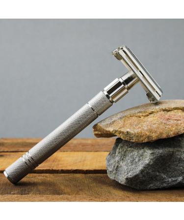 Haryali London Razor Plane - Premium Stainless Steel Wet Razor for Men & Women - Easy Blade Change - 1 Piece Pack - Buy Online on GoSupps.com