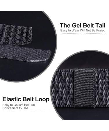 WHIPPY 2 Pack Nylon Military Web Belt with YKK Plastic Buckle - 1.5 Width - 3 Black Stripe + Grid Design - Fits Pants Below 40 - Buy Online on GoSupps.com