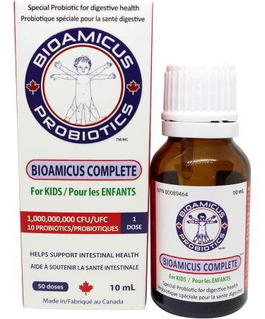 BIOAMICUS COMPLETE PROBIOTIC DROPS - 10 STRAINS - Buy Online on GoSupps.com