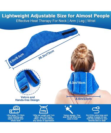 Jobyna Electric Neck Heating Pillow - Rapid 5S Heating Auto Switch-Off Adjustable 30-70 Perfect Physiotherapy Support - Buy Online on GoSupps.com