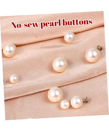 TEHAUX 150 Pairs Pearl Rivets Decor Simulation Pearls Beads Fake Pearl Studs Imitation Pearls Suite Bride - Buy Online on GoSupps.com
