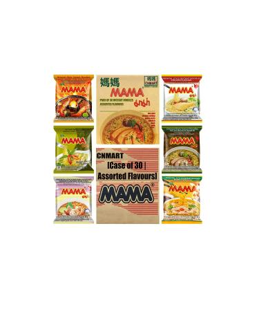 MAMA Instant Noodles Ramen Case of 30 | Assorted 10 Different Flavours by CNMART - Buy Online on GoSupps.com
