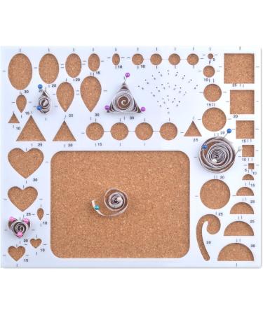 Paper Quilling Template Board Set with Slotted Tools, Pins - DIY Paper Craft Kit - Buy Online on GoSupps.com