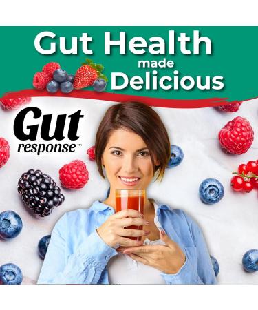 Gut Response CleanSweep with Natural Psyllium Seed Husks & Beet Fiber Natural Healthy Detox Promotes Bloating Relief Weight Management Facilitates Bowel Regularity Mixed Berry Flavor 60 Servings - Buy Online on GoSupps.com