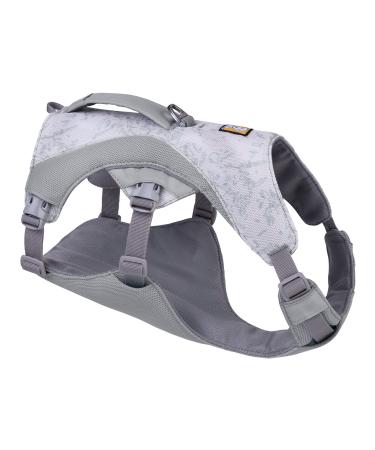 Luffwear swamp cool dog harness and handle light running equipment keeps pets cool adjustable strong and cooling 2 linen portals graphite gray (XX small 33-43cm) XX-SMAll Gray
