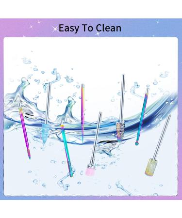 QKTYB 10 Nail Miller Attachments & 75 Grinding Sleeves - Professional Gel Acrylic & Cuticle Removal for Nail Care Manicure & Pedicure | International Shipping Available - Buy Online on GoSupps.com