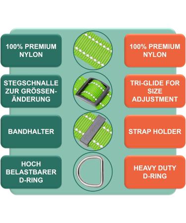 Dey Premium Reflective Dog Collar - Adjustable Nylon for Small & Large Dogs | Multiple Colors & Sizes | Ideal for Puppies & Cats - Green S (1.5x27-37 cm) - Buy Online on GoSupps.com