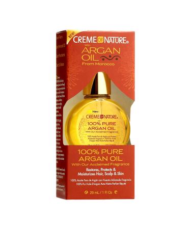 Creme of Nature 100% Pure Argan Oil 1 oz (Pack of 4)