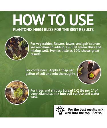 Neem Bliss (10 lbs) - Premium Neem Cake Natural Fertilizer (6-1-2) for Organic Gardening - Buy Online on GoSupps.com