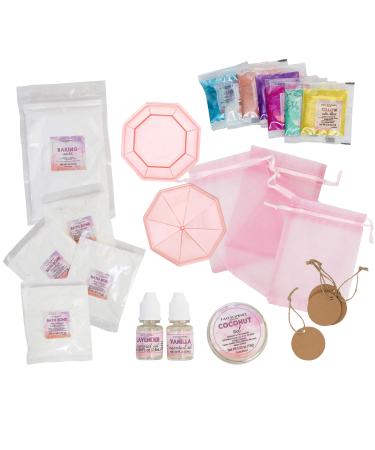 FAO Schwarz 25 Piece DIY Bath Bomb Set for Kids  Kit Includes Everything to Create 4 Scented and Colored Spa-Ready Bath Bombs