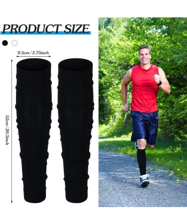 Football Leg Sleeves - 2 Pairs for Men | Calf Compression for Sports & Running | Elastic & Breathable | Youth Athletes Pain Relief - Buy Online on GoSupps.com