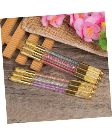 OHPHCALL Embroidery Pencil Eyebrow Pencil Double Sided Manual Pen Microblading Eyebrow Pen Pink Aluminum - Buy Online on GoSupps.com