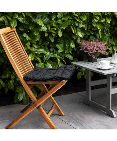 Navaris Heated Pillow - 45x45 cm Heat Cushion with 3 Levels & USB Connection - Electric Heating Mat in Black | International Shipping - Buy Online on GoSupps.com