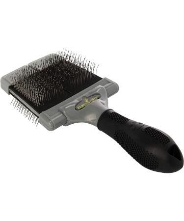 FURminator Firm Grooming Slicker Brush Dog Large Green with black handle - Buy Online on GoSupps.com