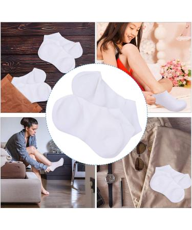 Buy Moisturizing Protective Socks for Women - Plantar Fasciitis & Heel Protection | Dry Feet Sock Mask | Miss White - Buy Online on GoSupps.com