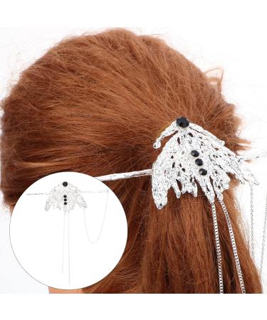 FRCOLOR Metal Hair Clips Bridal Hair Clip Rhinestone Hair Stick rhinestone hair bun clip metal ponytail holder tassel hair clip Crystal Hair Clip Metal Hair Clips Bridal Hair Clip - Buy Online on GoSupps.com